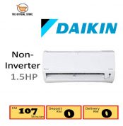 Daikin non-inverter 1.5hp (560 x 560) (500 x 540)